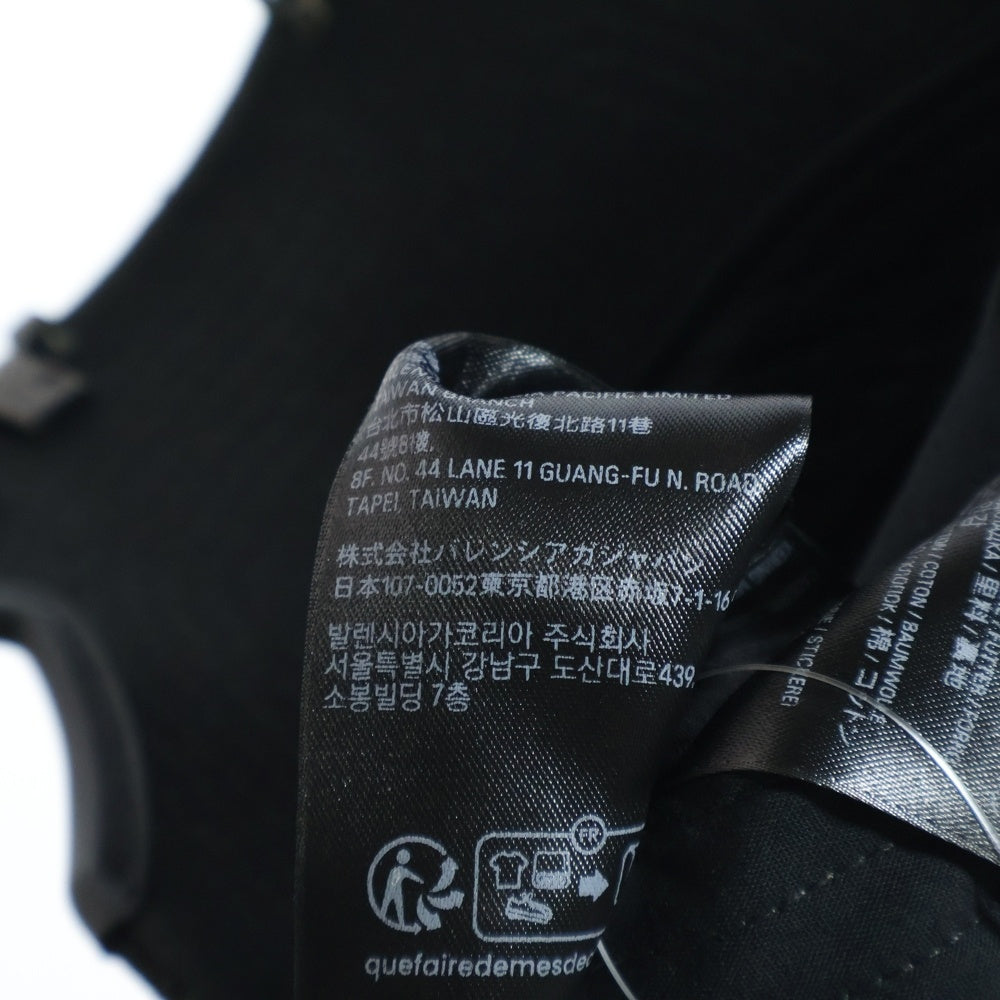 BALENCIAGA(バレンシアガ) ピアッシング ベースボールキャップ 帽子 ブラック 788749