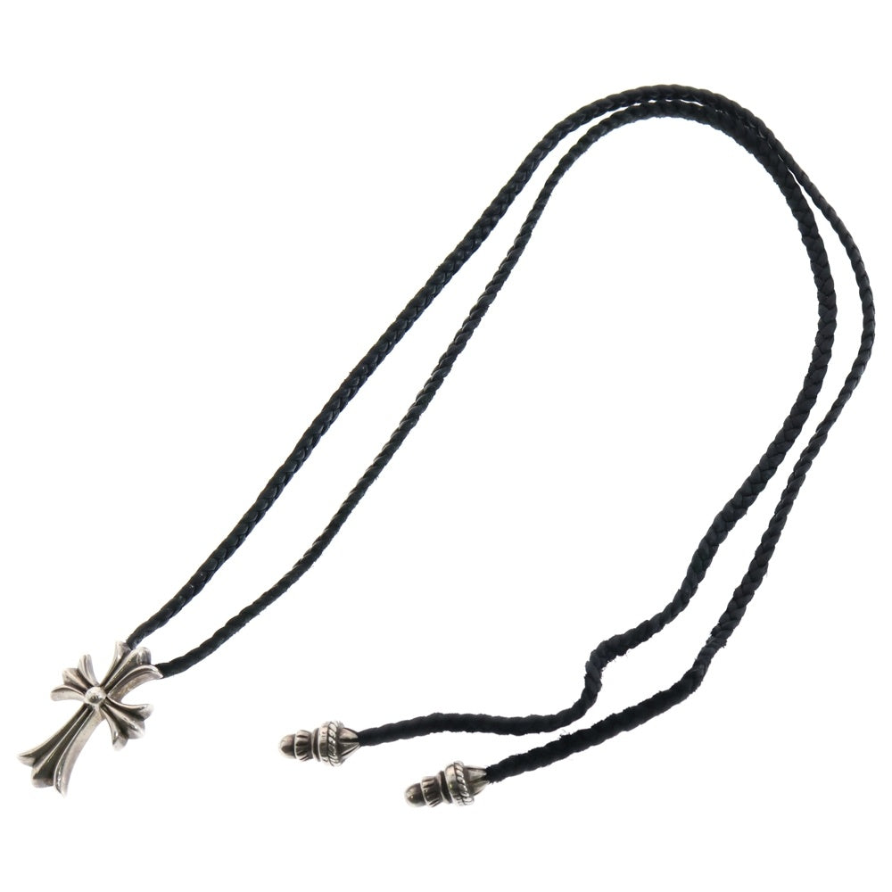 CHROME HEARTS(クロムハーツ) CH CRS SMLスモールCHクロス BC ボロチップブレイド ネックレス シルバー BCA220