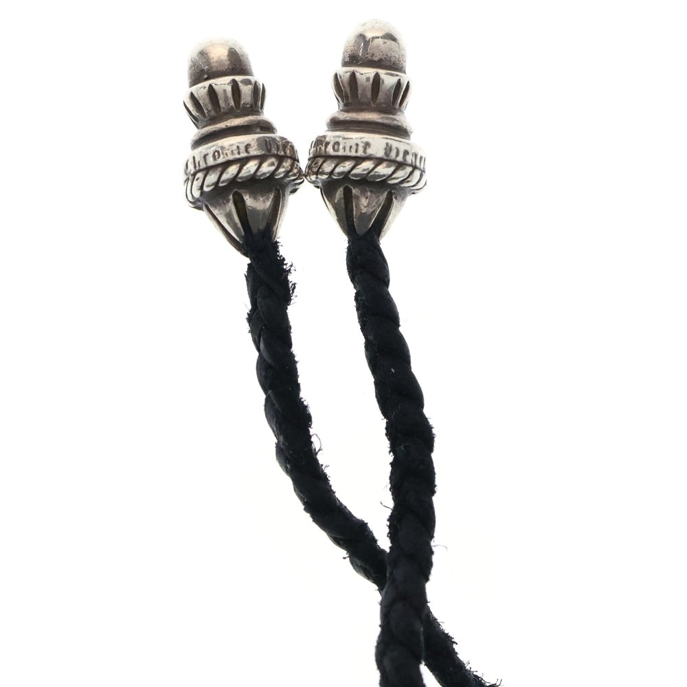 CHROME HEARTS(クロムハーツ) CH CRS SMLスモールCHクロス BC ボロチップブレイド ネックレス シルバー BCA220