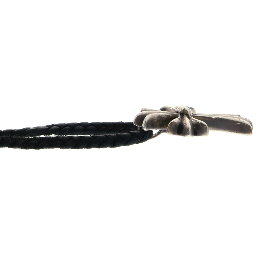 CHROME HEARTS(クロムハーツ) CH CRS SMLスモールCHクロス BC ボロチップブレイド ネックレス シルバー BCA220