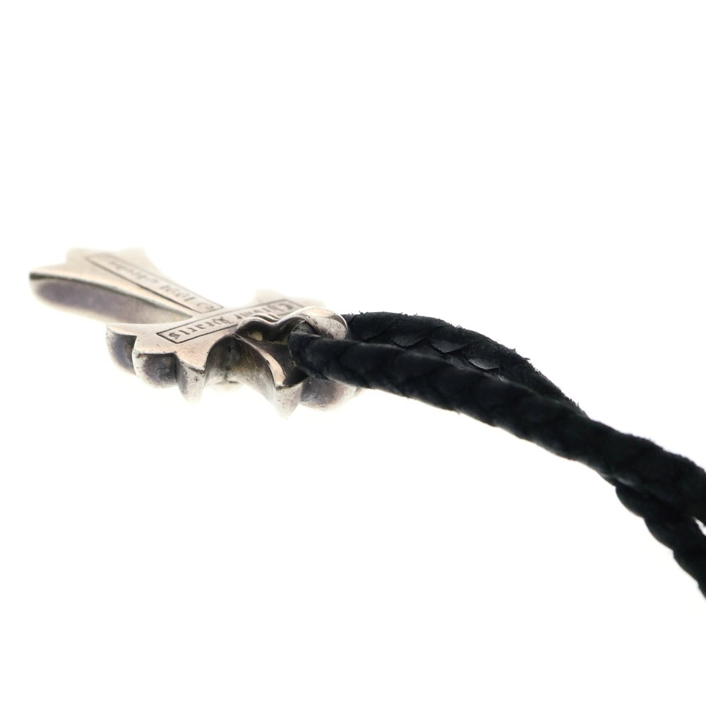 CHROME HEARTS(クロムハーツ) CH CRS SMLスモールCHクロス BC ボロチップブレイド ネックレス シルバー BCA220