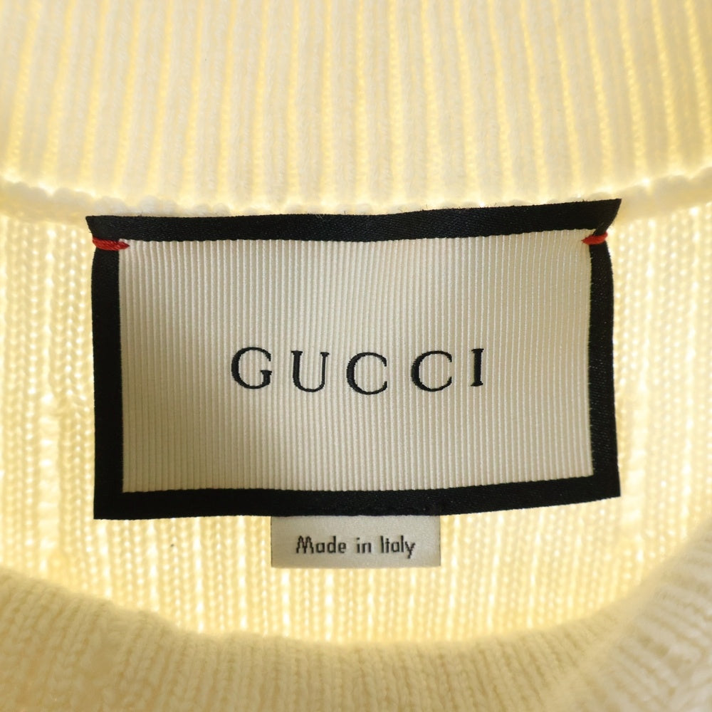 GUCCI(グッチ) 17AW WOOL KNIT SKIRT ウール ニット スカート レディース アイボリー