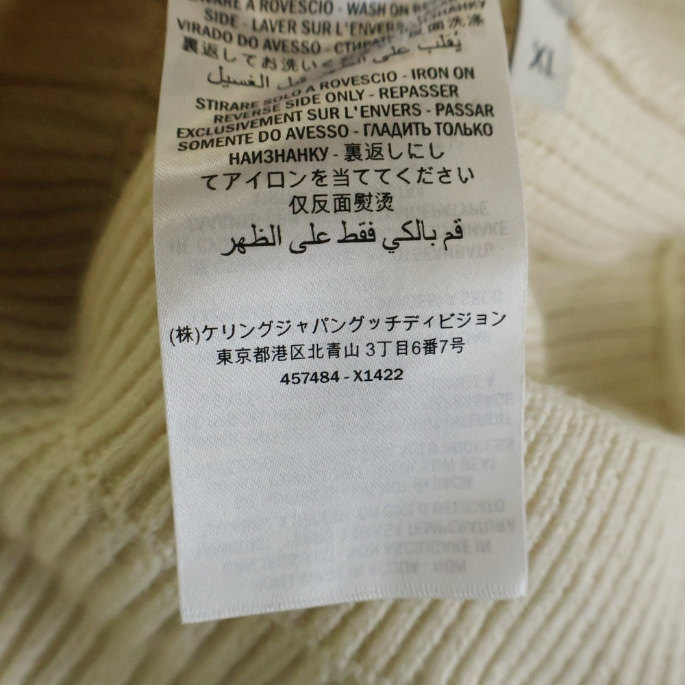 GUCCI(グッチ) 17AW WOOL KNIT SKIRT ウール ニット スカート レディース アイボリー