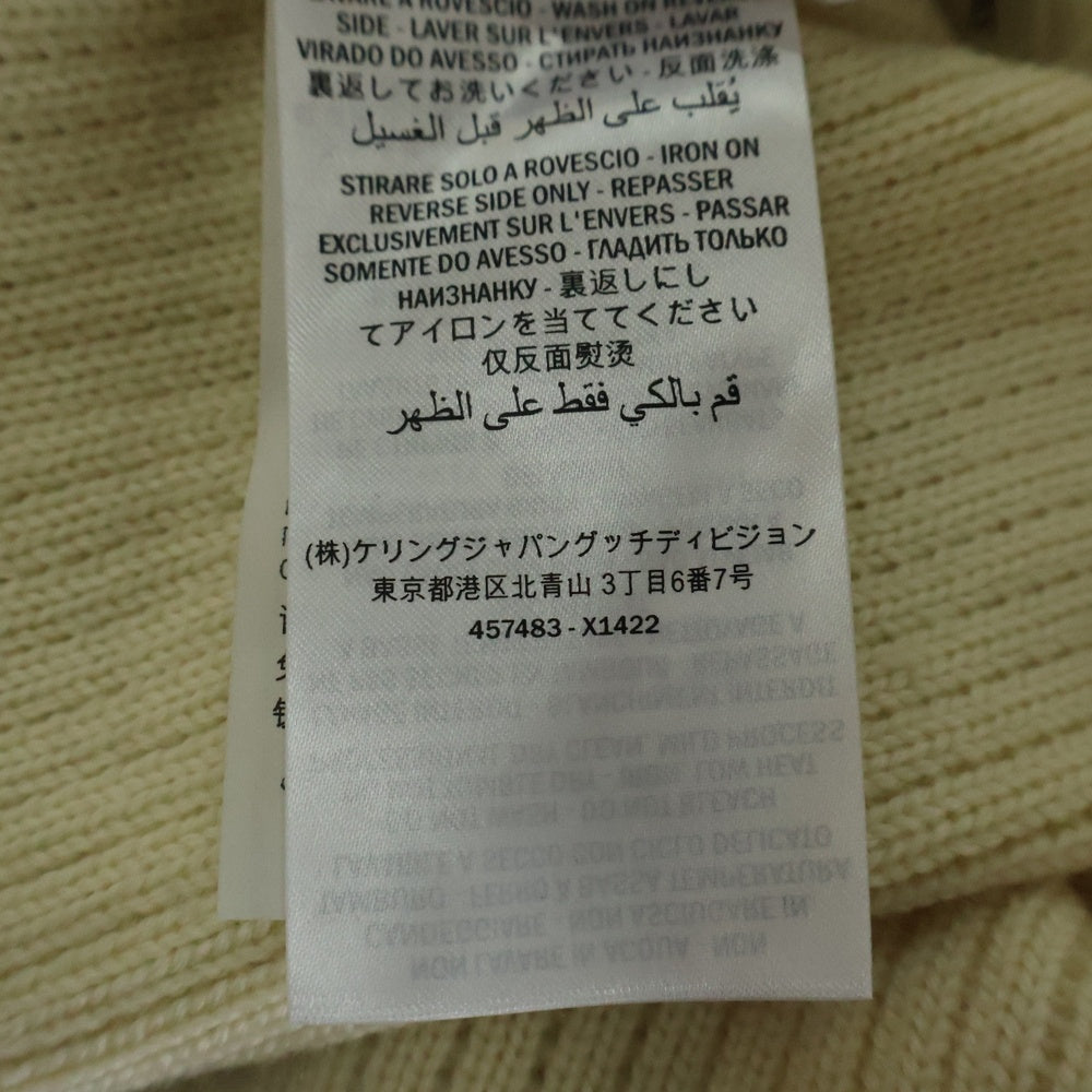 GUCCI(グッチ) 17AW WOOL KNIT CARDIGAN ウール ニット カーディガン レディース アイボリー