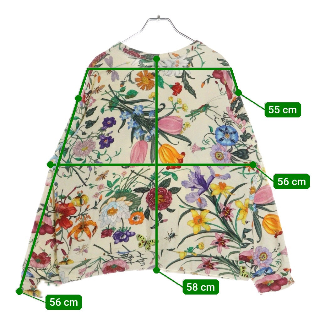 GUCCI(グッチ) 19SS FLORAL SWEAT TRAINER フローラル スウェット トレーナー 469250 XJAR4