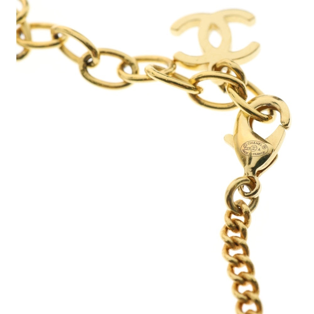 CHANEL(シャネル) ココマーク アフリカ大陸モチーフ ネックレス ゴールド G23A