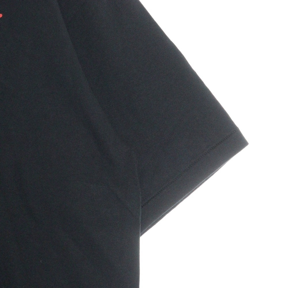 CHALLENGER(チャレンジャー) ×HAROSHI xBUDWEISER ×ハロシ ×バドワイザー バックプリント 半袖Tシャツ カットソー ブラック CLG BUD 025-003
