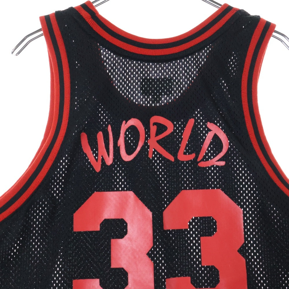 SUPREME(シュプリーム) 11SS Basketball Jersey バスケットボールジャージー メッシュタンクトップ ノースリーブシャツ ブラック