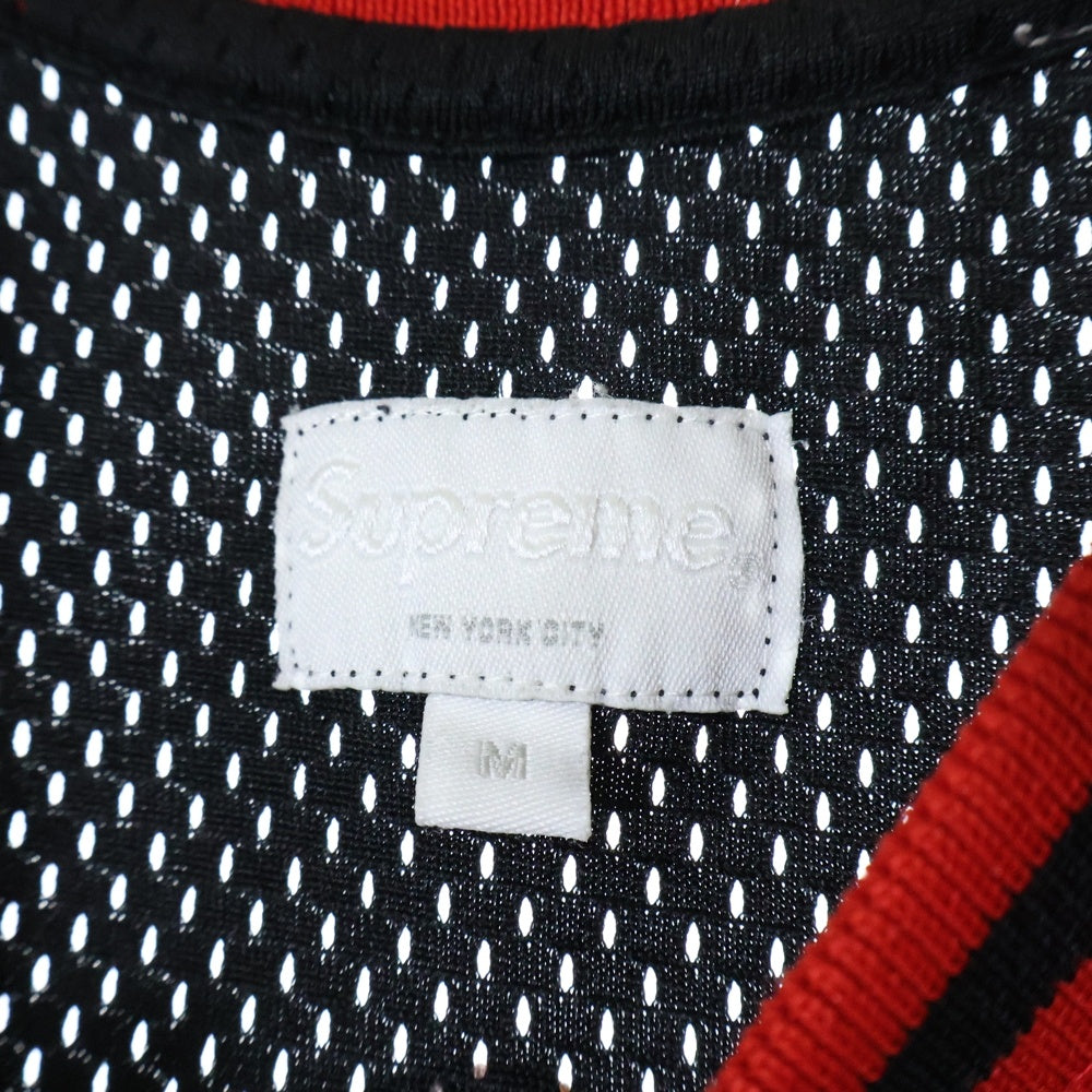 SUPREME(シュプリーム) 11SS Basketball Jersey バスケットボールジャージー メッシュタンクトップ ノースリーブシャツ ブラック