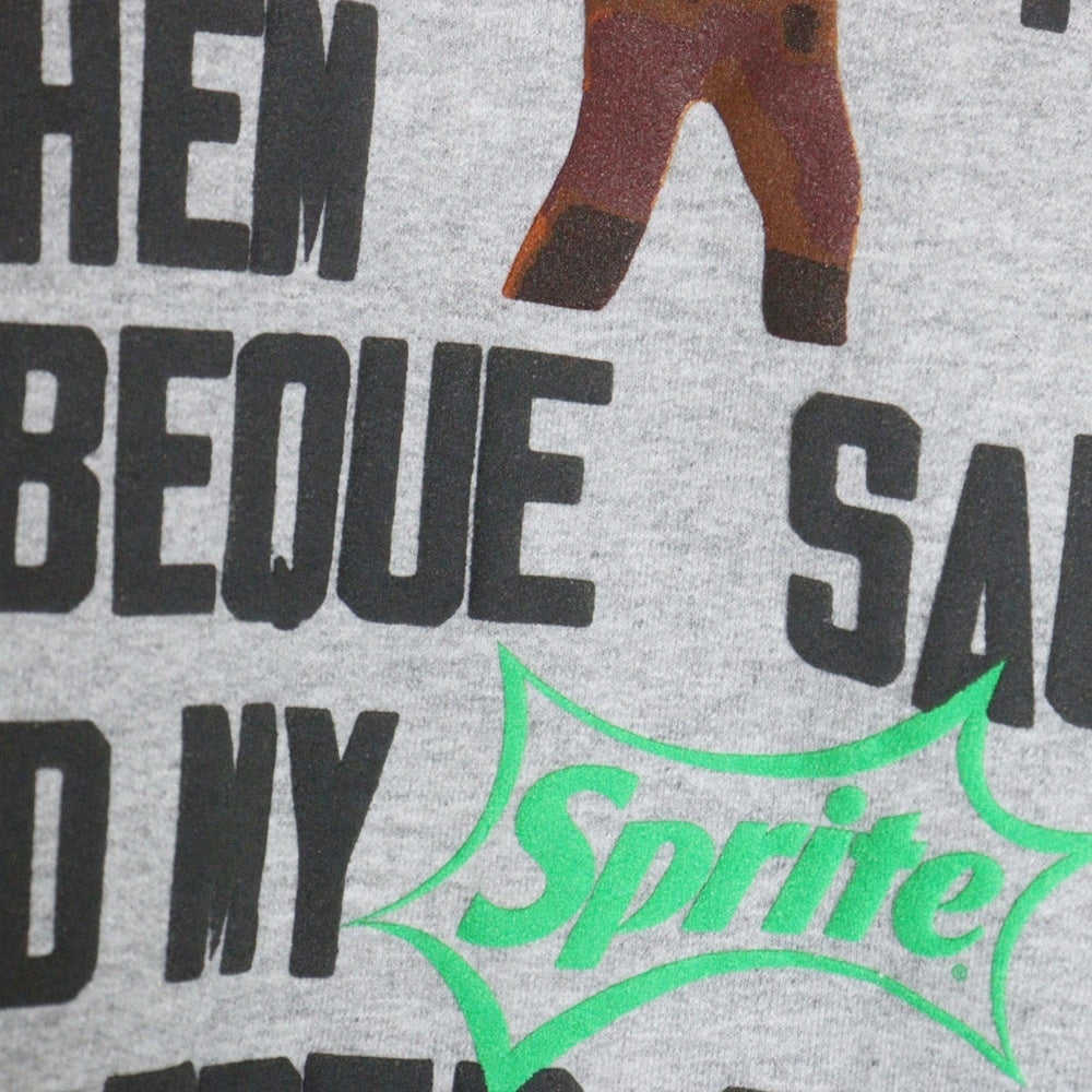TRAVIS SCOTT(トラヴィススコット) 20AW CPFM McDonald Script Crewneck Sweat カクタスプラントフリーマーケット マクドナルド スクリプトロゴ クルーネックスウェットトレーナー グレー
