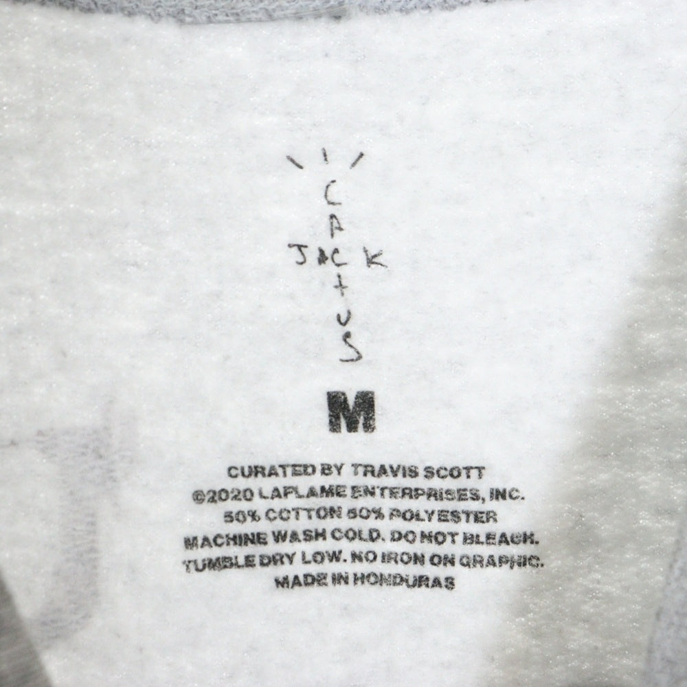 TRAVIS SCOTT(トラヴィススコット) 20AW CPFM McDonald Script Crewneck Sweat カクタスプラントフリーマーケット マクドナルド スクリプトロゴ クルーネックスウェットトレーナー グレー