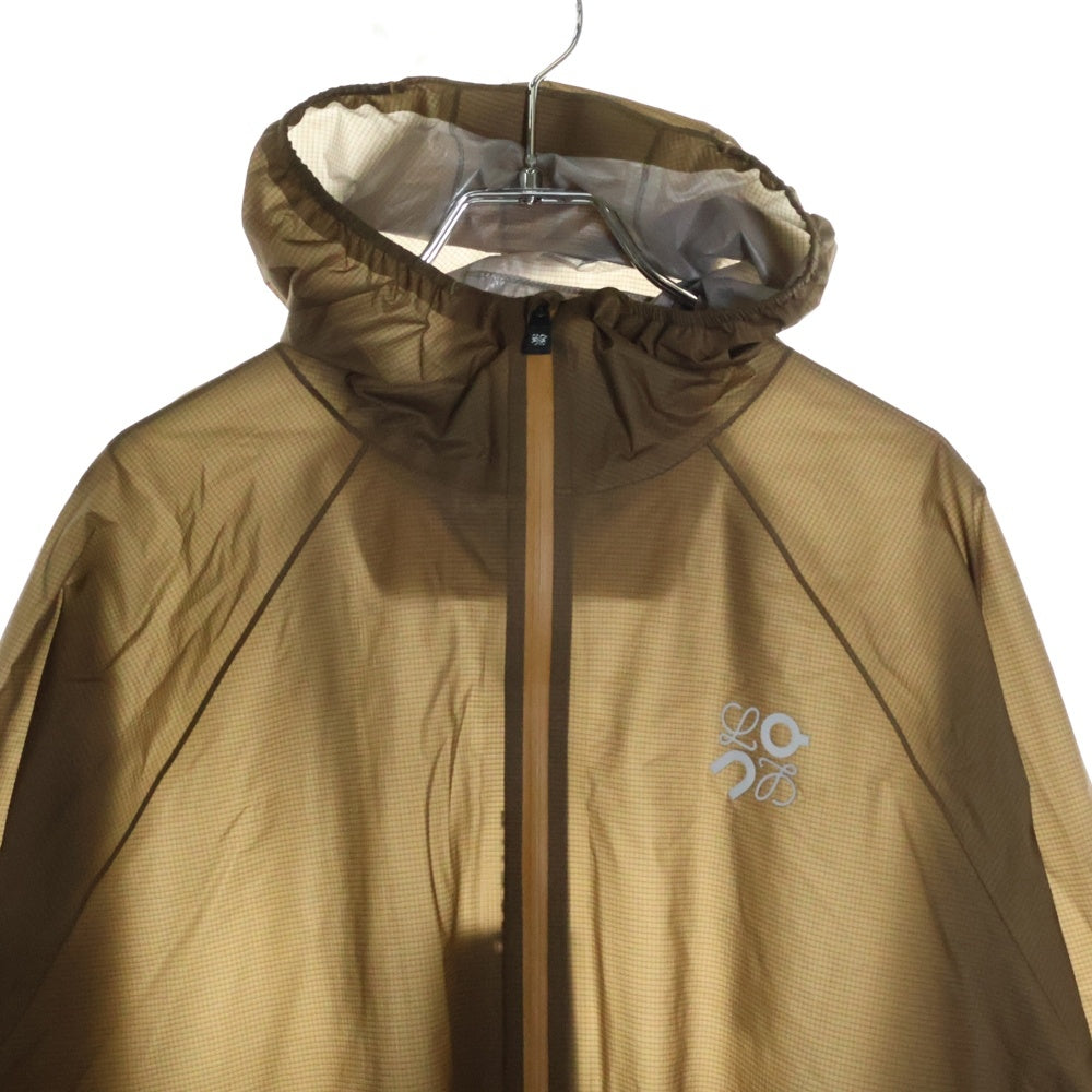 LOEWE(ロエベ) ×On ULTRA JACKET ×オン ウルトラジャケット ワンポイントロゴ ナイロンジャケット ブラウン H929Y02X09