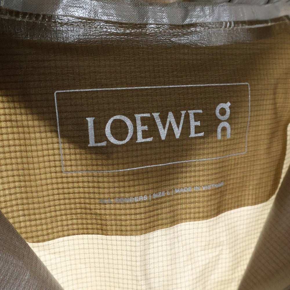LOEWE(ロエベ) ×On ULTRA JACKET ×オン ウルトラジャケット ワンポイントロゴ ナイロンジャケット ブラウン H929Y02X09