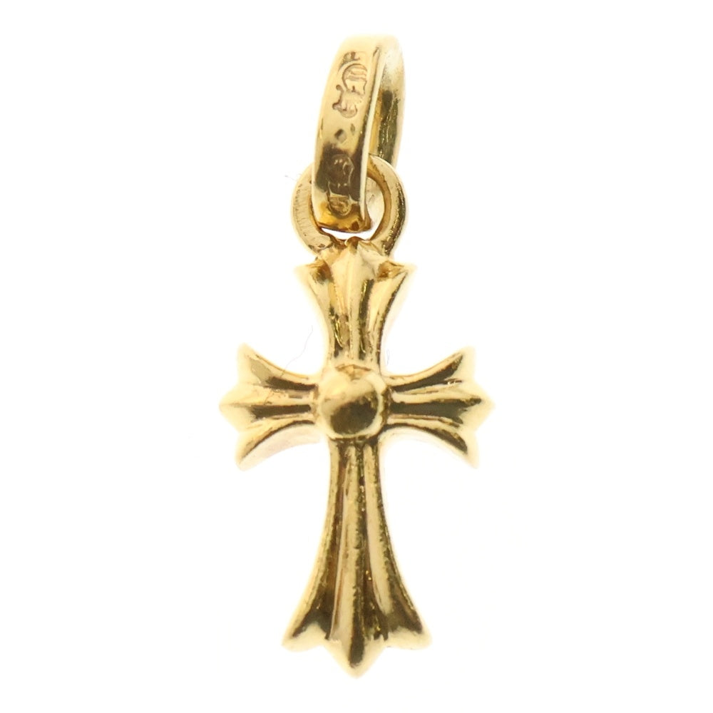 CHROME HEARTS(クロムハーツ) 22K CRS BBYFAT P/DIA ベイビーファットクロス PAVEダイヤ ペンダントトップ ゴールド BCA035
