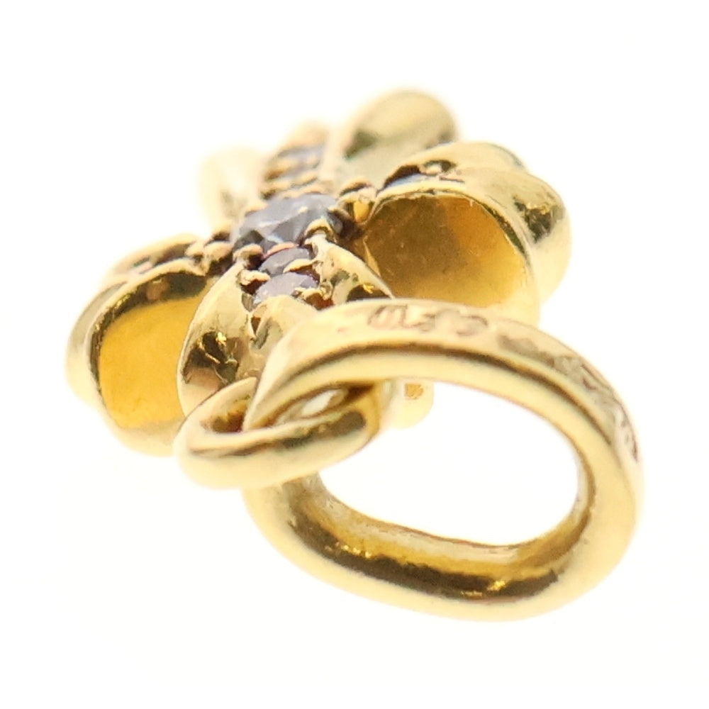 CHROME HEARTS(クロムハーツ) 22K CRS BBYFAT P/DIA ベイビーファットクロス PAVEダイヤ ペンダントトップ ゴールド BCA035