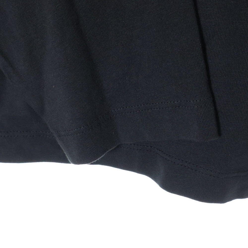 MONCLER(モンクレール) 24AW LS T-SHIRT エナメルロゴ 長袖Tシャツ ロンT カットソー ブラック J20918D00004