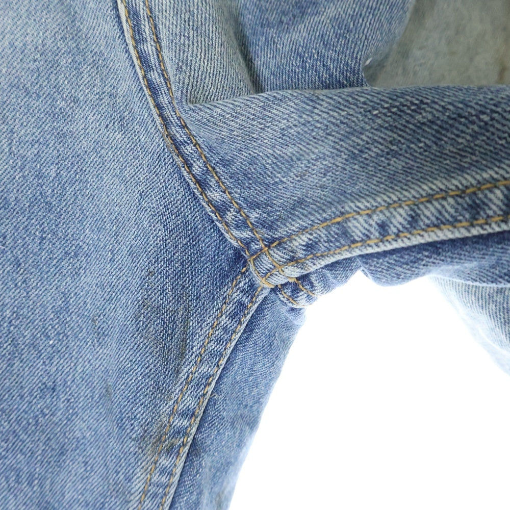 Acne Studios(アクネ ストゥディオズ) 2023M FN Trafalgar ペイント加工 スーパーバギーデニムパンツ インディゴ B00343