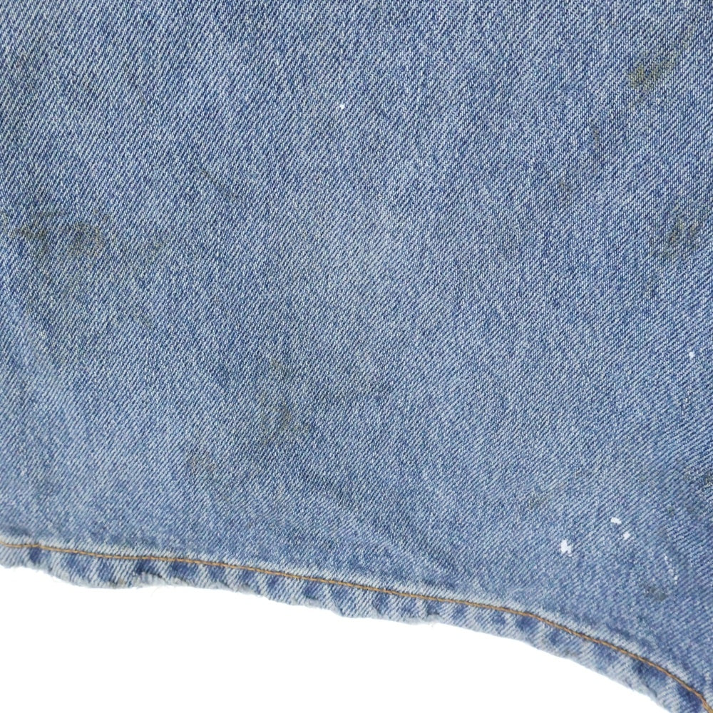 Acne Studios(アクネ ストゥディオズ) 2023M FN Trafalgar ペイント加工 スーパーバギーデニムパンツ インディゴ B00343