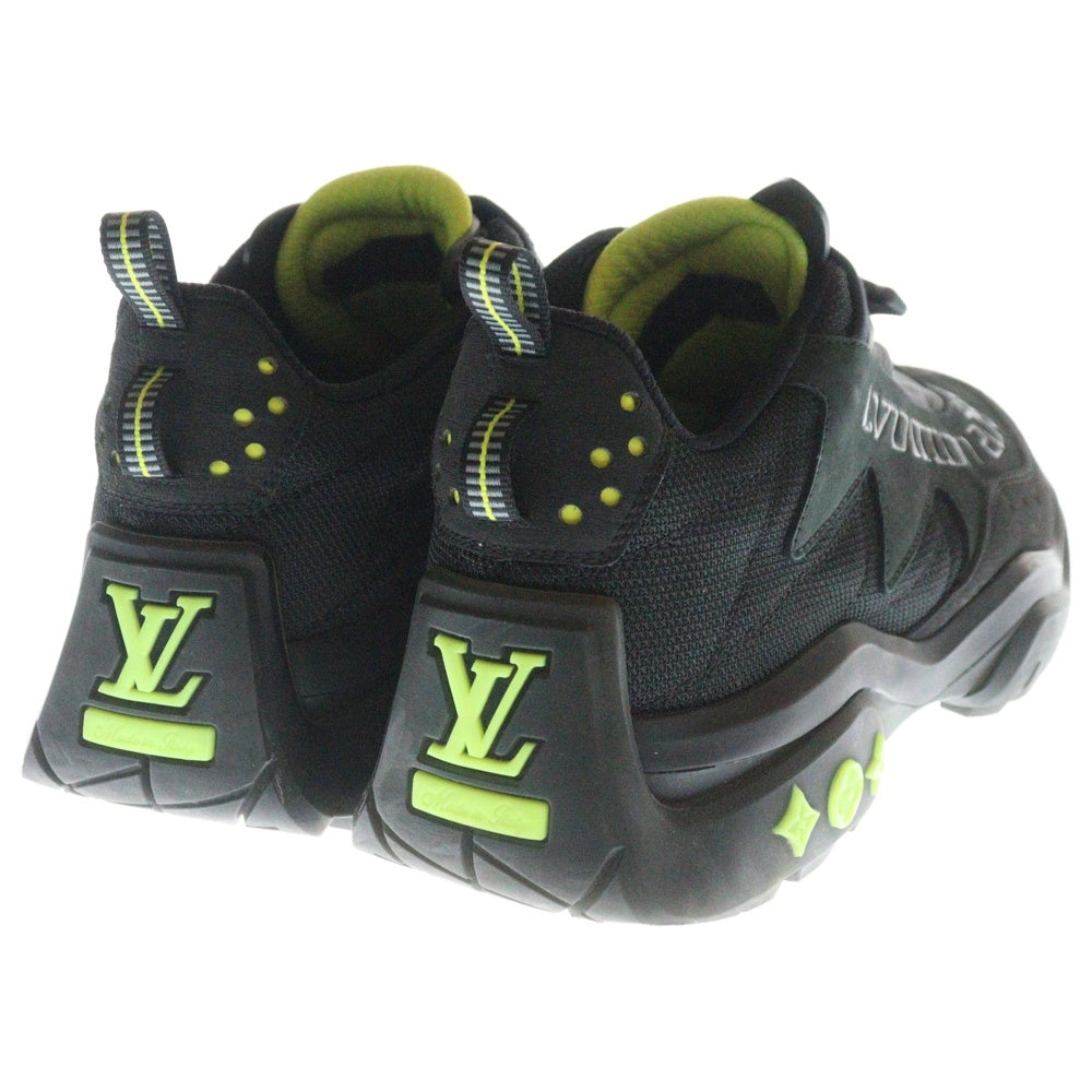 LOUIS VUITTON(ルイヴィトン) ミレニアム・ライン スニーカー フロントジップローカットスニーカー ブラック FD12118