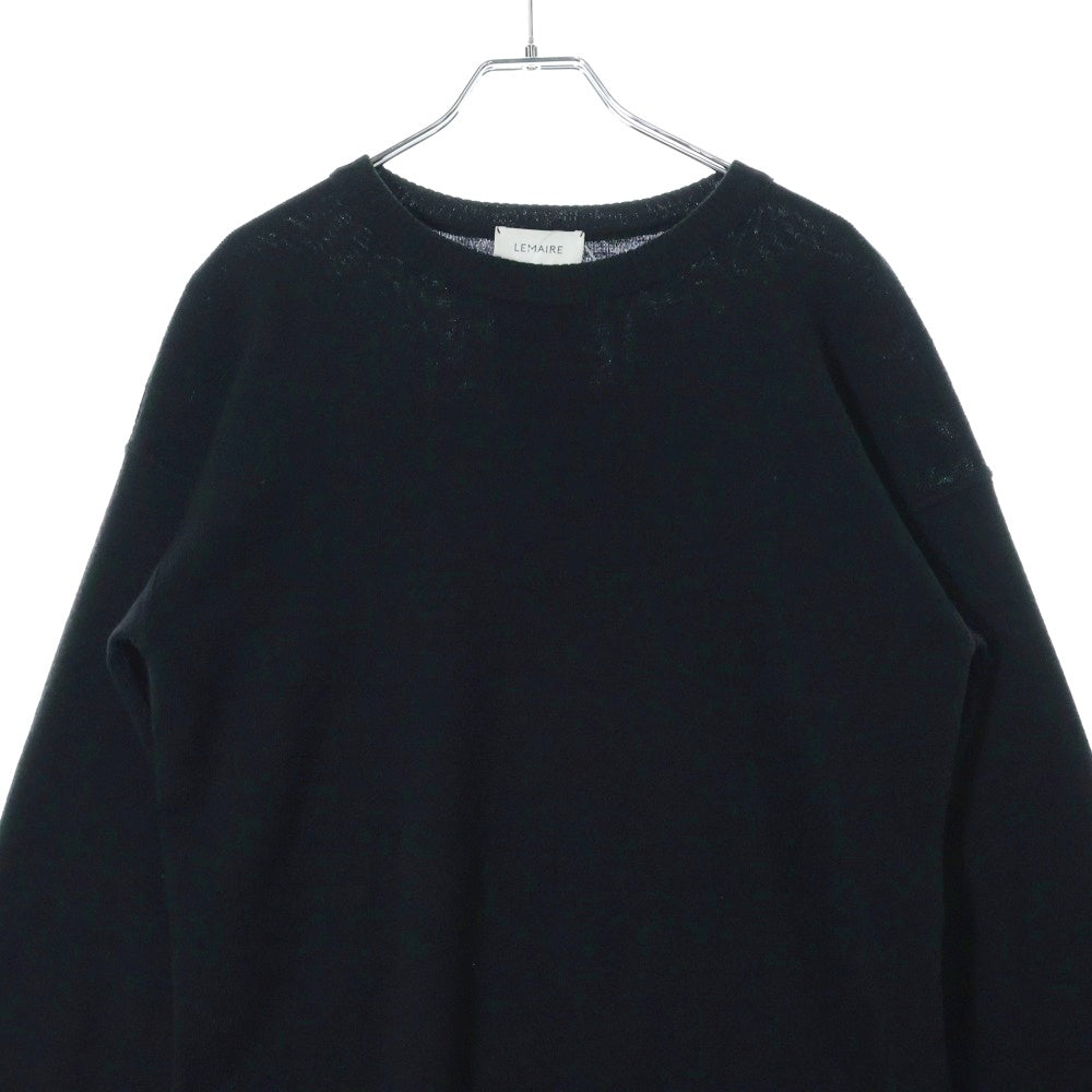 LEMAIRE(ルメール) CREWNECK KNIT クルーネック ニットセーター ブラック M213 KN320 LK087
