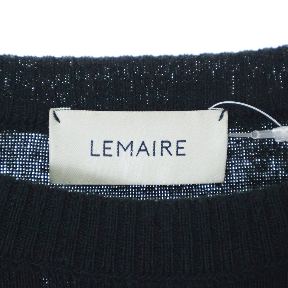 LEMAIRE(ルメール) CREWNECK KNIT クルーネック ニットセーター ブラック M213 KN320 LK087