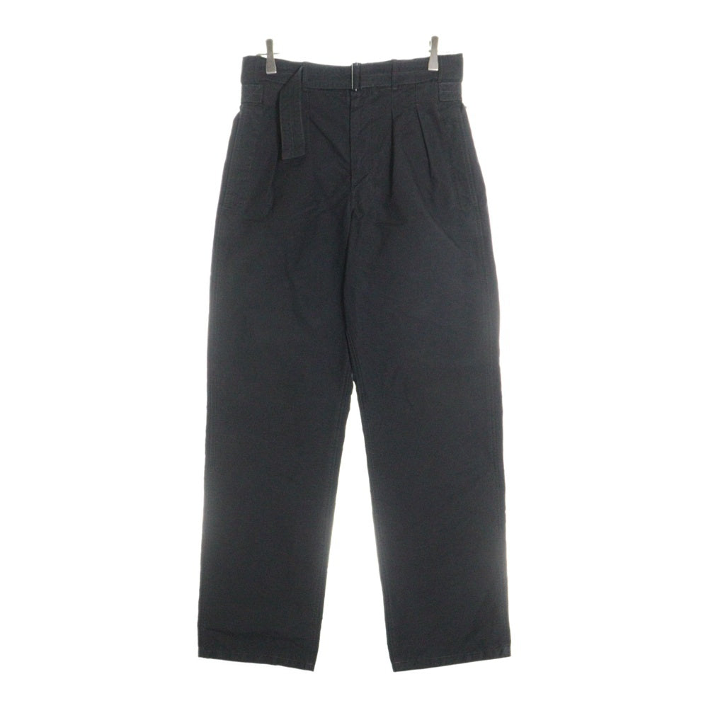 LEMAIRE(ルメール) 23SS BELTED EASY PANTS ベルテッド イージー パンツ ブラック