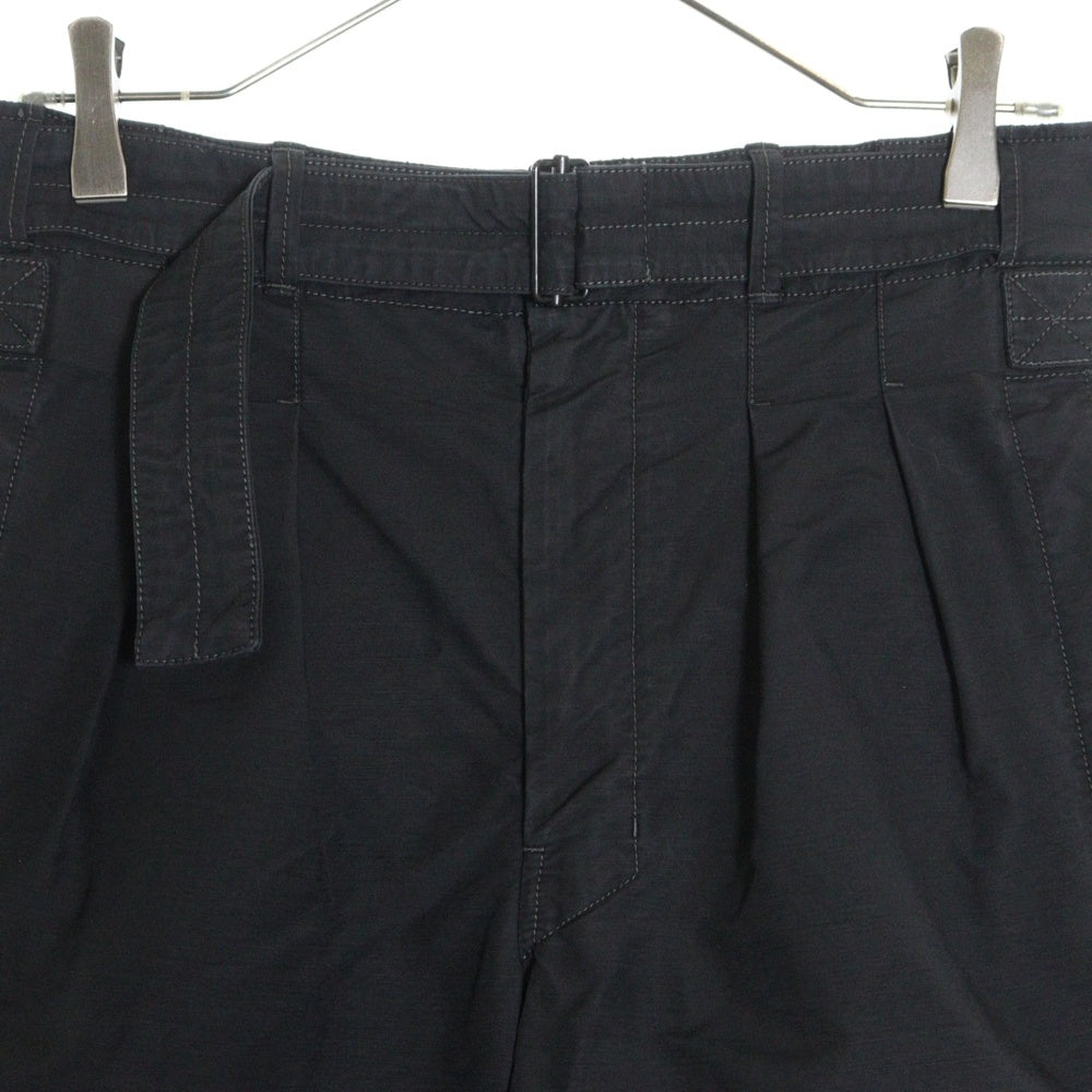 LEMAIRE(ルメール) 23SS BELTED EASY PANTS ベルテッド イージー パンツ ブラック