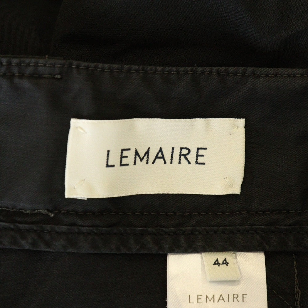 LEMAIRE(ルメール) 23SS BELTED EASY PANTS ベルテッド イージー パンツ ブラック