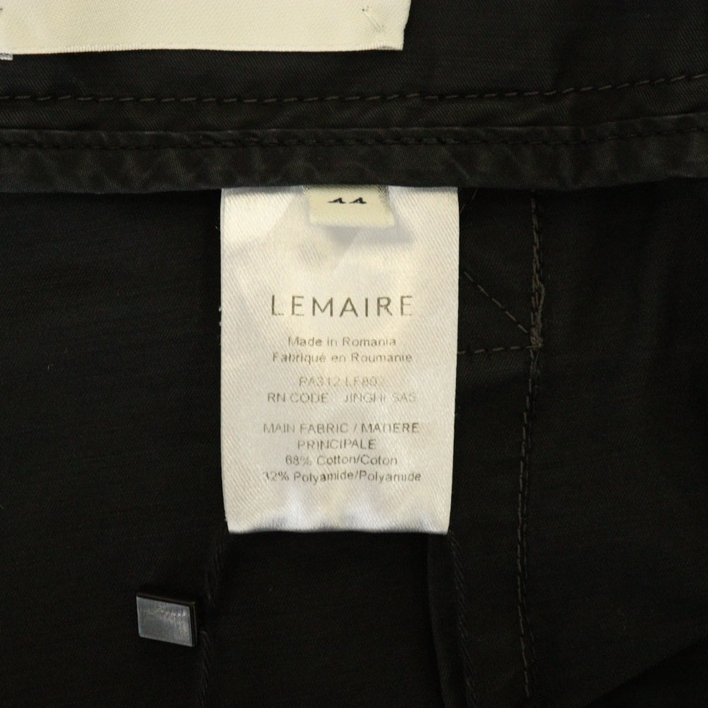LEMAIRE(ルメール) 23SS BELTED EASY PANTS ベルテッド イージー パンツ ブラック