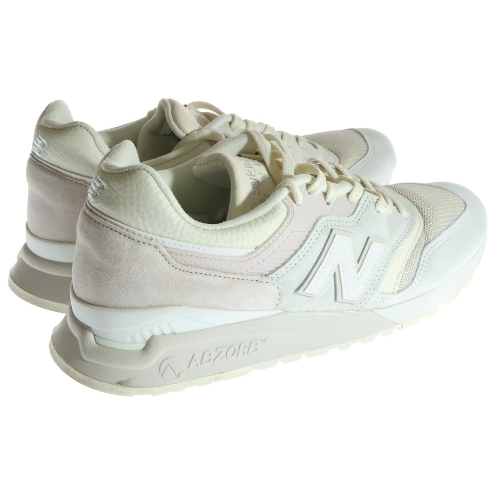 New Balance(ニューバランス) ×KITH Ronnie Fieg 997.5 キス ロニーファイグ ローカットスニーカー ホワイト US9/27cm U9975HK