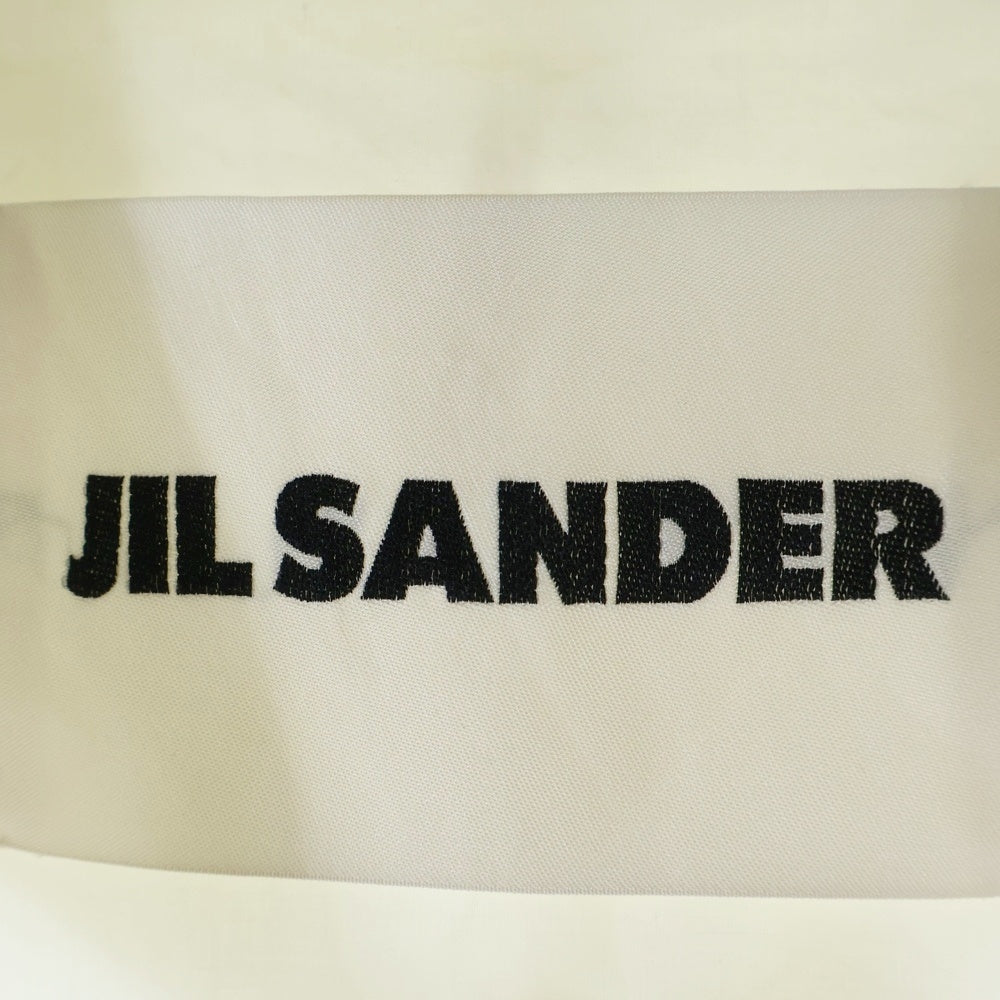 JIL SANDER(ジルサンダー) 22SS Poplin Water Repellent Parka ポプリン撥水パーカー モッズコート ホワイトJSIU470231 MU245036