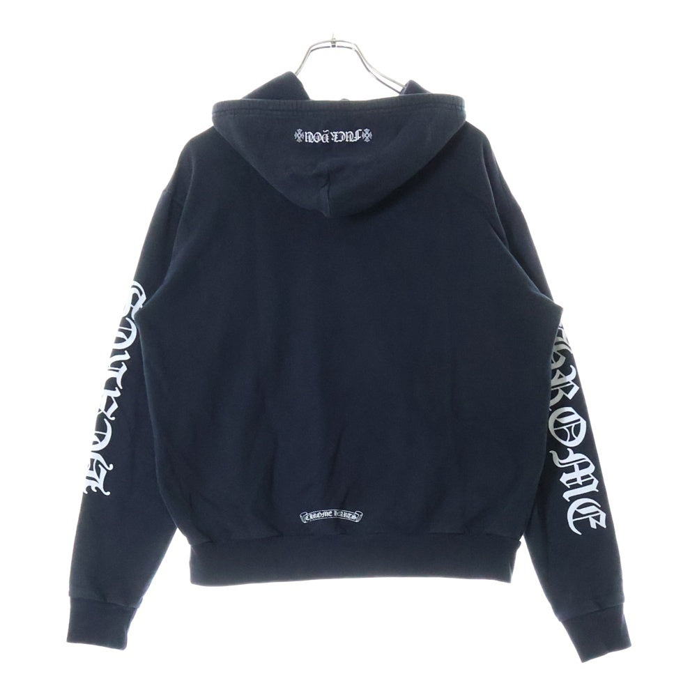 CHROME HEARTS(クロムハーツ) FUCK YOU LOGO ZIP UP HOODIE ファックユーロゴジップアップフーディー ジップアップパーカー ブラック