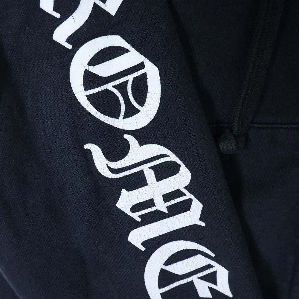 CHROME HEARTS(クロムハーツ) FUCK YOU LOGO ZIP UP HOODIE ファックユーロゴジップアップフーディー ジップアップパーカー ブラック