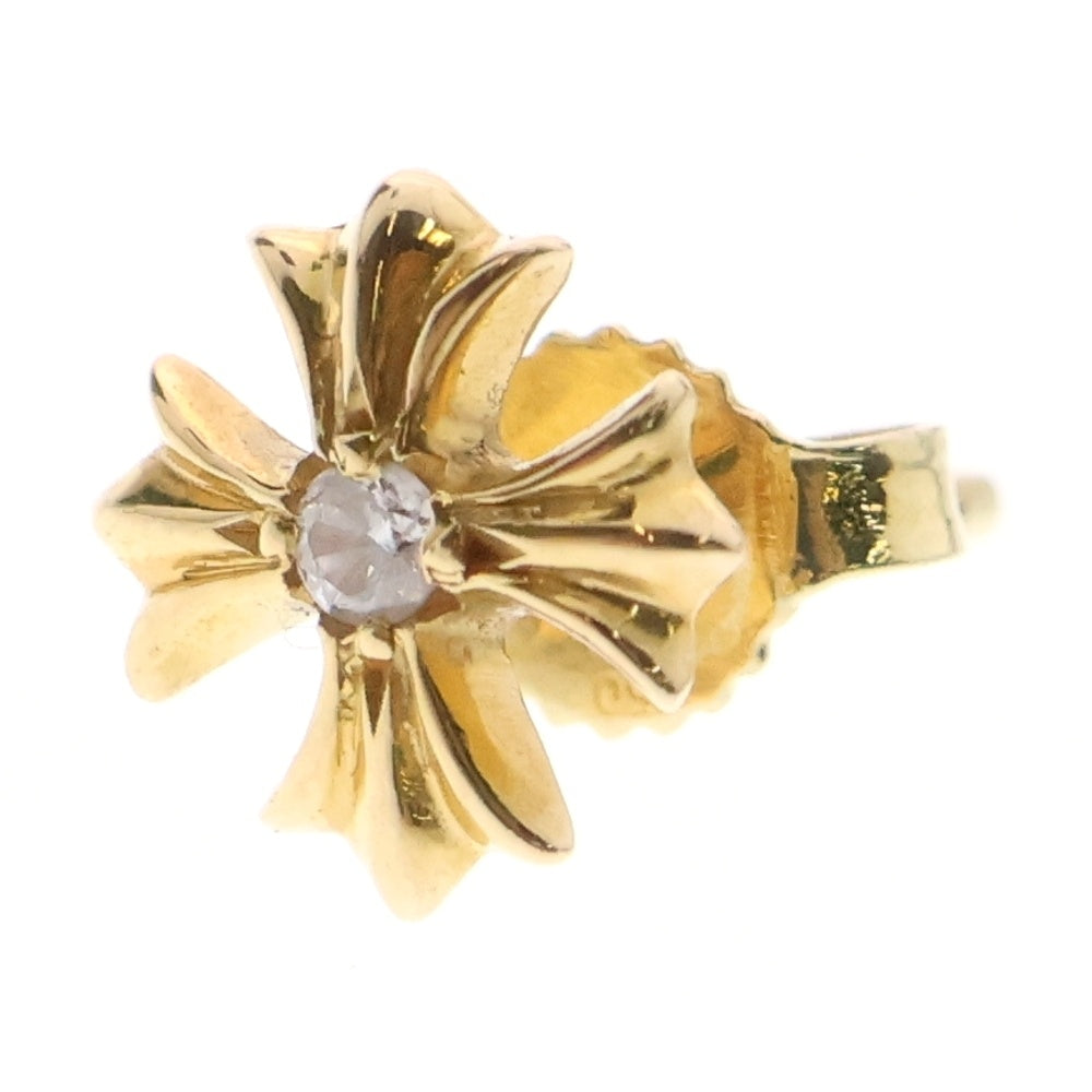 CHROME HEARTS(クロムハーツ) 22K No2 CH PLS 1DIA CHプラス スタッドピアス 1ダイヤ ゴールド BCA021