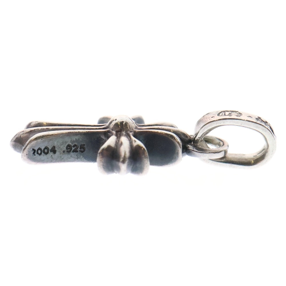 CHROME HEARTS(クロムハーツ) CRS BBYFAT P SAP ベイビーファットクロス PAVEサファイア ペンダントトップ シルバー BCA236