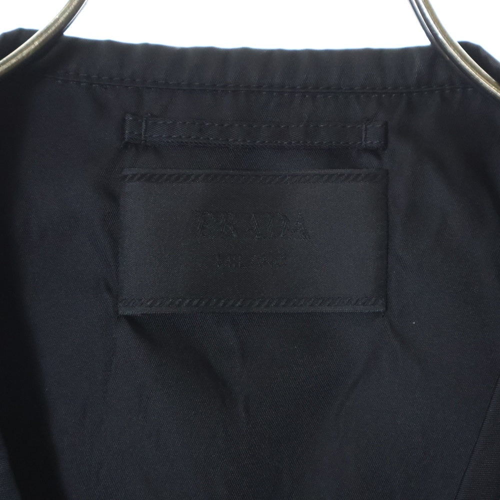 PRADA(プラダ) 23SS Re-Nylon Logo Vest リナイロン トライアングルロゴ ナイロンベスト ブラック SGC261