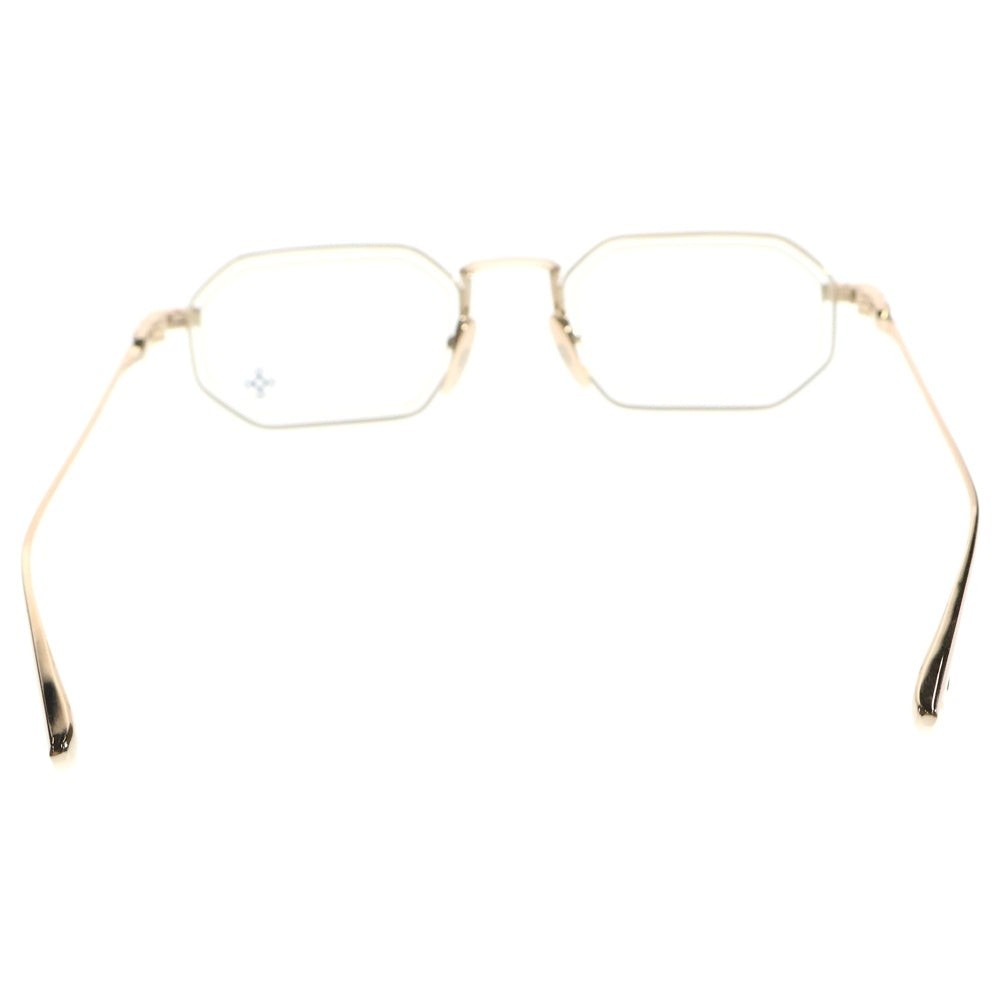 CHROME HEARTS(クロムハーツ) STYLIDA スタイリダ クロステンプル オクタゴンフレーム サングラス 眼鏡 アイウェア ゴールド