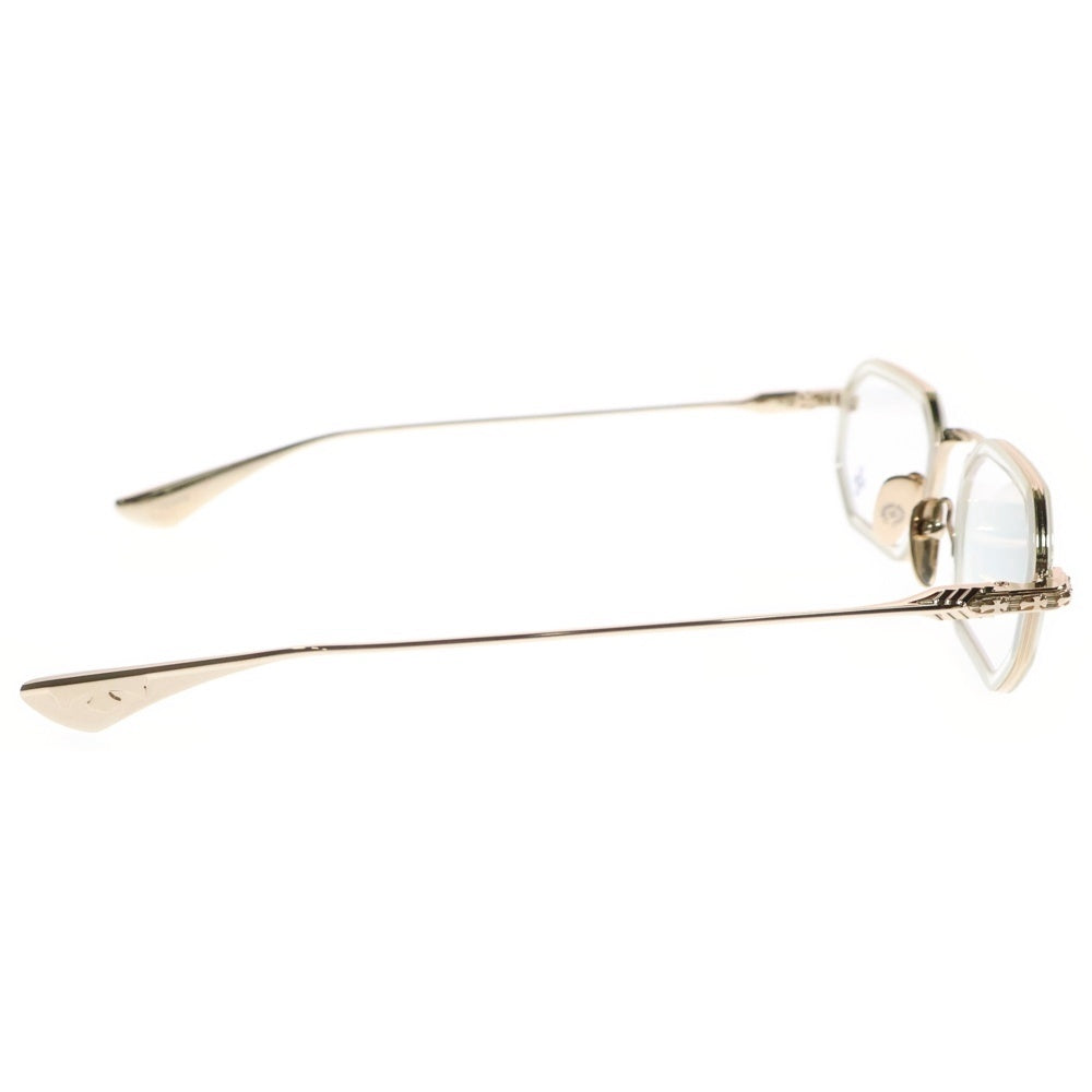 CHROME HEARTS(クロムハーツ) STYLIDA スタイリダ クロステンプル オクタゴンフレーム サングラス 眼鏡 アイウェア ゴールド