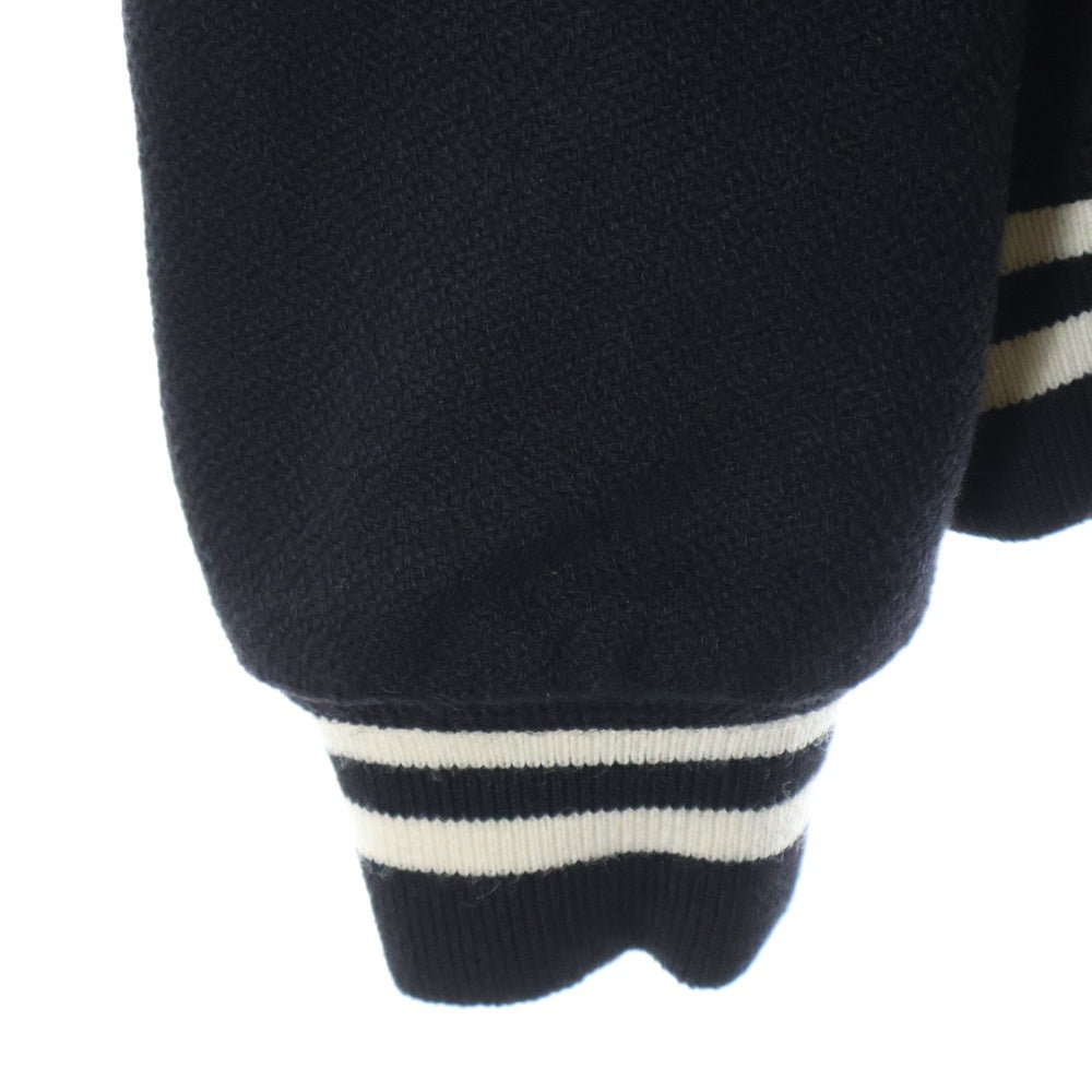 SAINT LAURENT PARIS(サンローランパリ) Teddy Jacket テディジャケット レザー切替ウールジャケット ブラック 354718 Y180W