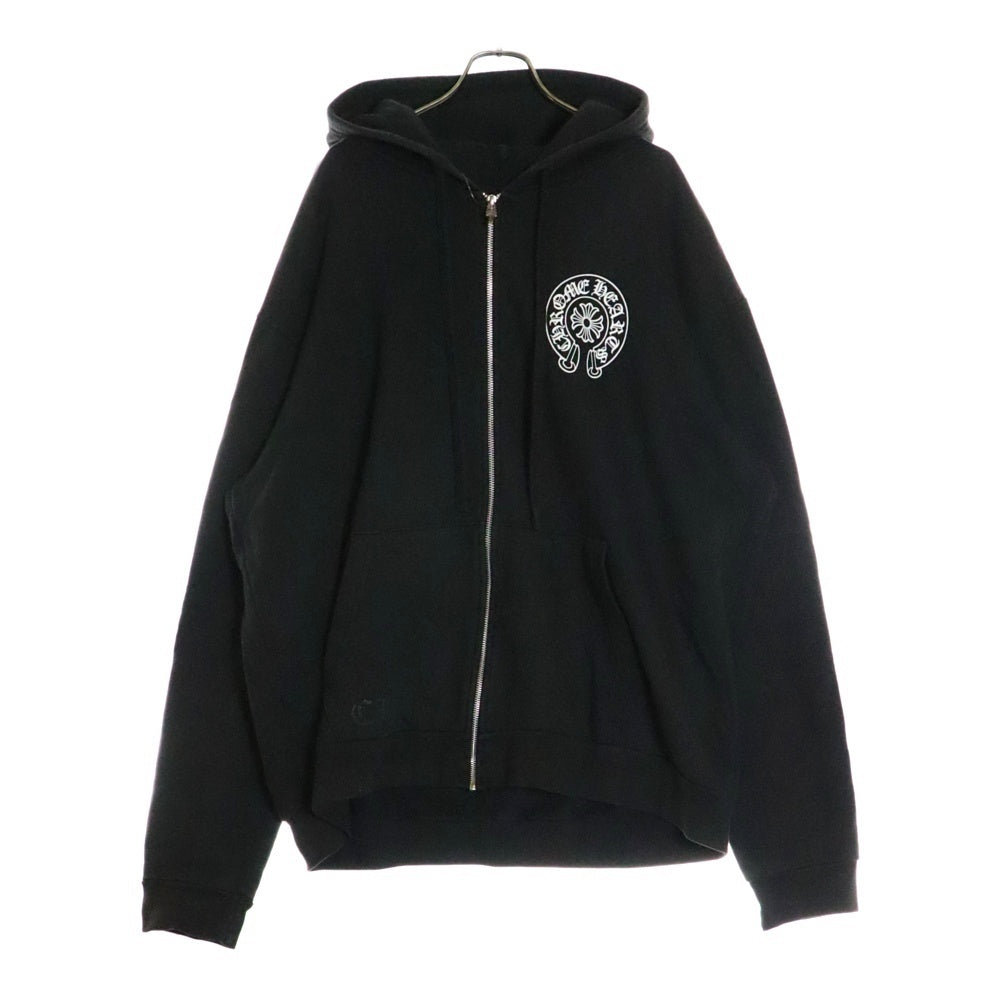 CHROME HEARTS(クロムハーツ) SWTSHRT HD ZIP LTD NEW YORK ニューヨーク限定 ジップアップ スウェットパーカー フーディー ブラック