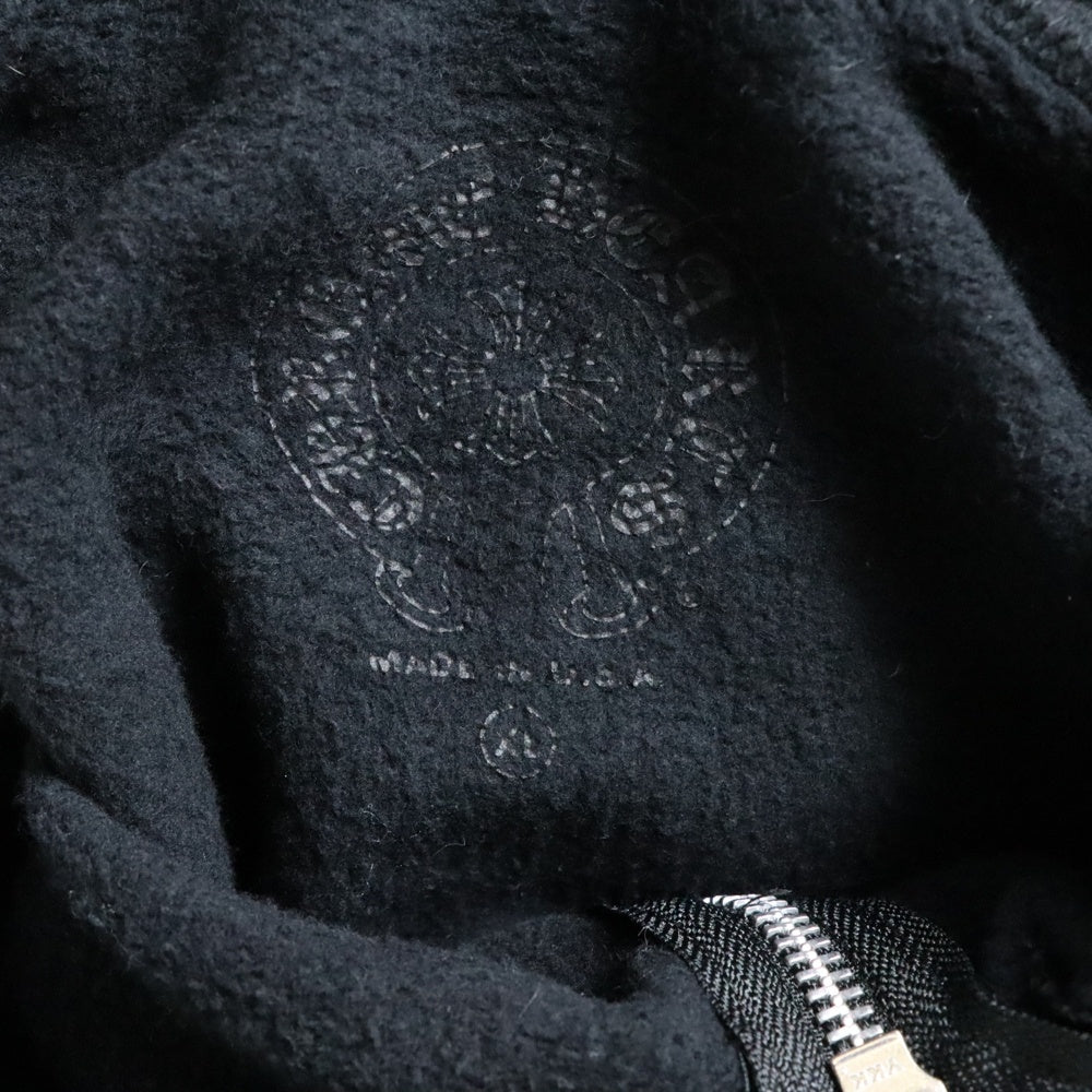 CHROME HEARTS(クロムハーツ) SWTSHRT HD ZIP LTD NEW YORK ニューヨーク限定 ジップアップ スウェットパーカー フーディー ブラック