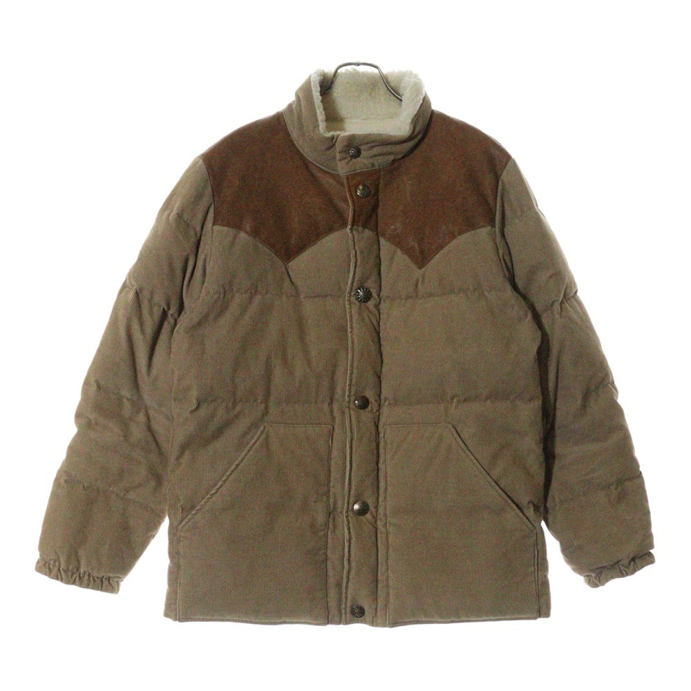 RON HERMAN(ロンハーマン) Concho Down Jacket コンチョダウンジャケット コーデュロイジャケット ベージュ 2820400194