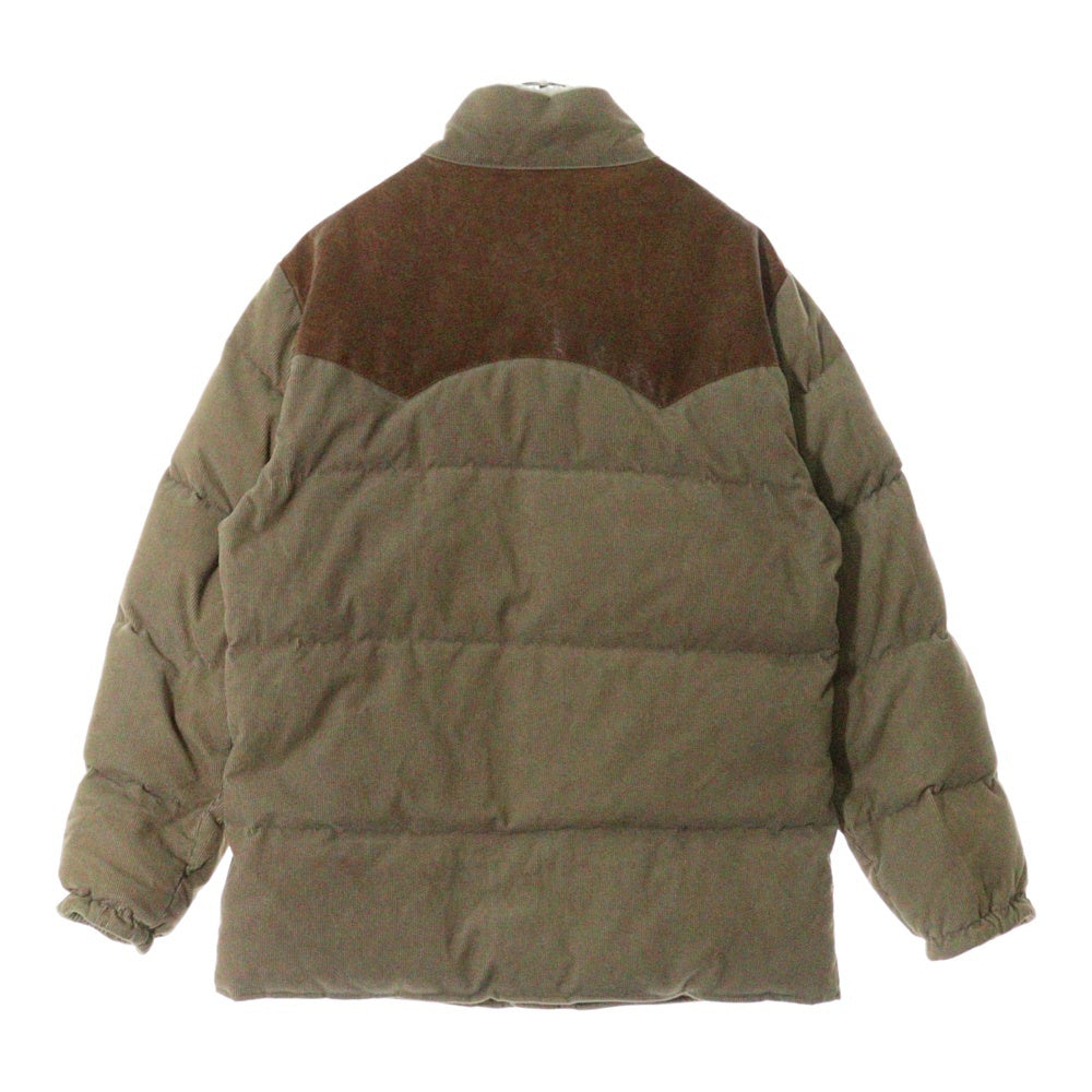 RON HERMAN(ロンハーマン) Concho Down Jacket コンチョダウンジャケット コーデュロイジャケット ベージュ 2820400194