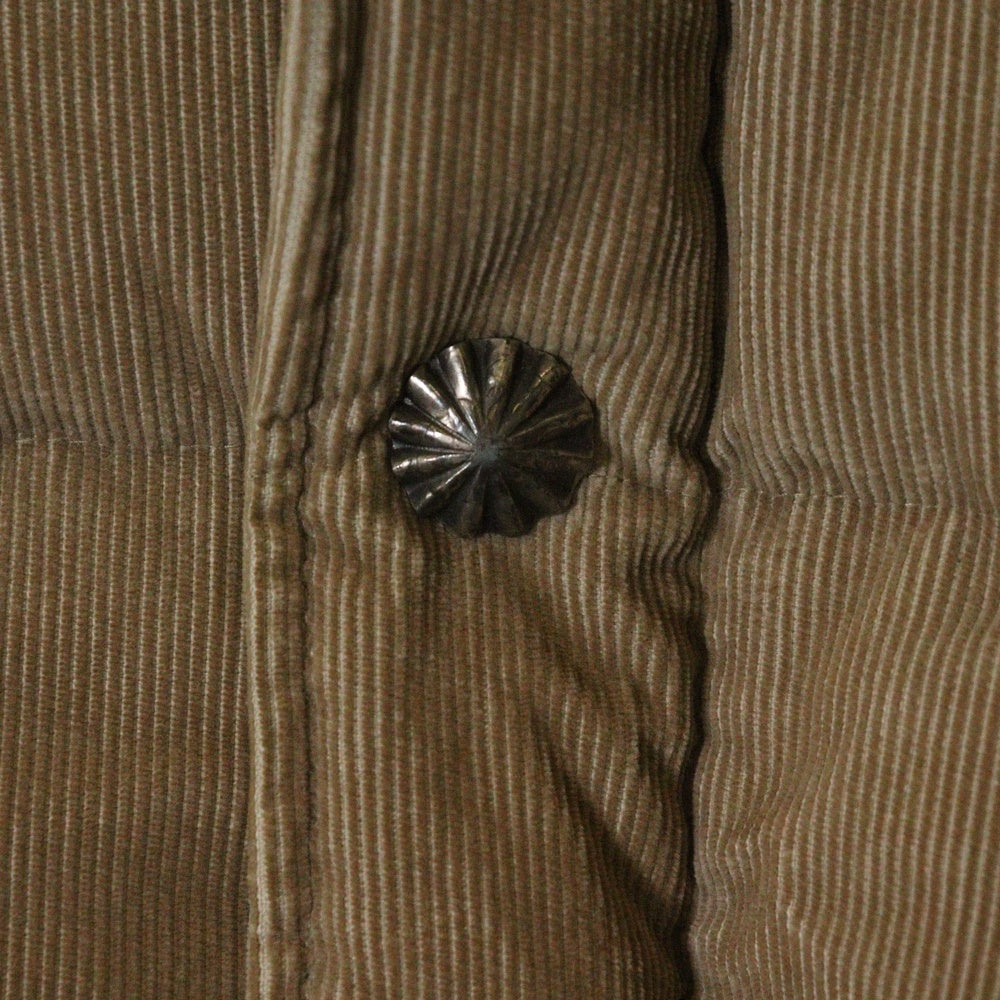 RON HERMAN(ロンハーマン) Concho Down Jacket コンチョダウンジャケット コーデュロイジャケット ベージュ 2820400194