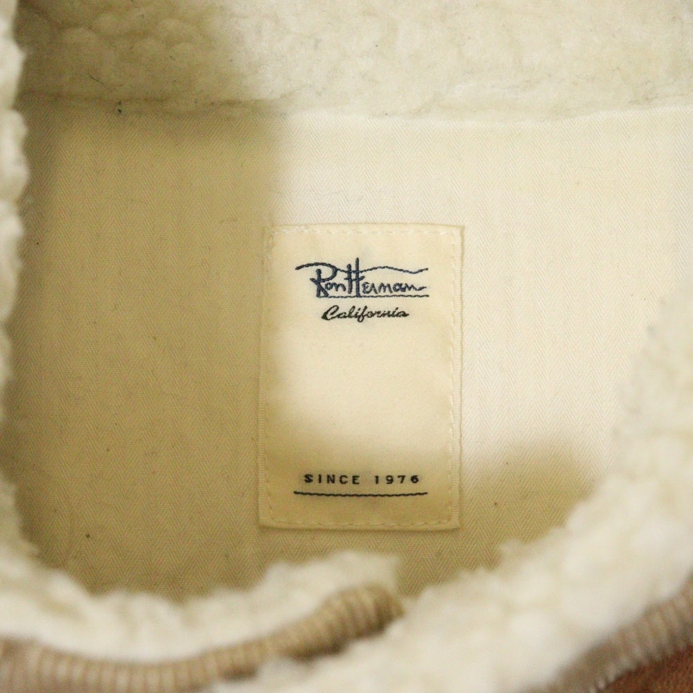 RON HERMAN(ロンハーマン) Concho Down Jacket コンチョダウンジャケット コーデュロイジャケット ベージュ 2820400194
