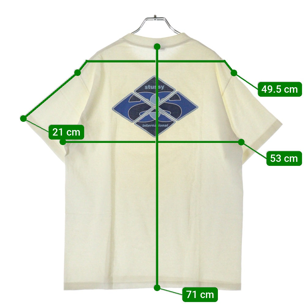 STUSSY(ステューシー) 90S OLD STUSSY Surf オールド 半袖Tシャツ ホワイト