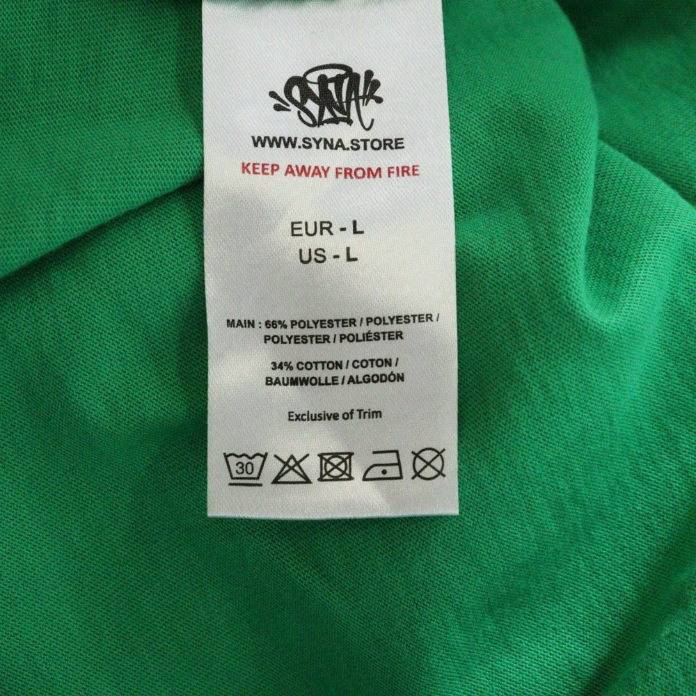 SYNA WORLD(シナ ワールド) SYNA TEE 半袖Tシャツ グリーン