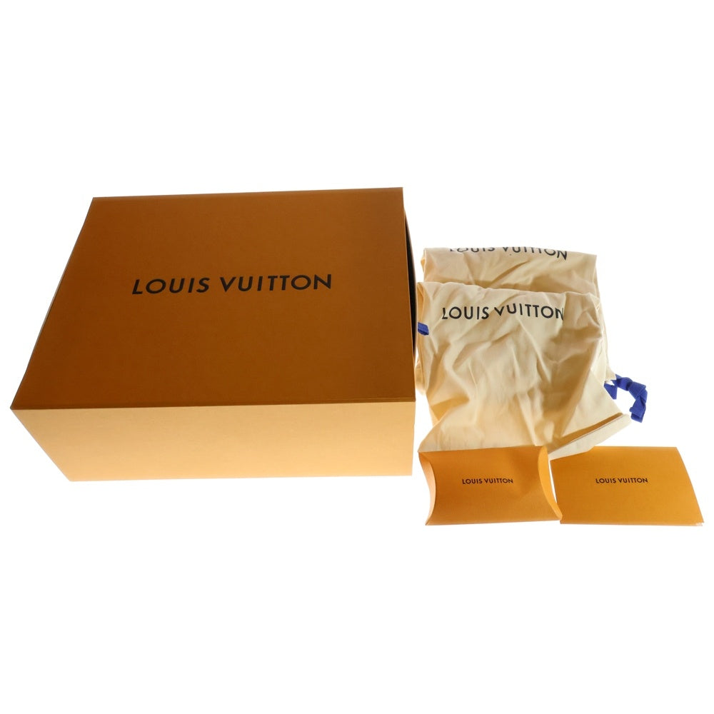 LOUIS VUITTON(ルイヴィトン) LVトレーナーライン モノグラム スウェード切替 ハイカットスニーカー ブラウン
