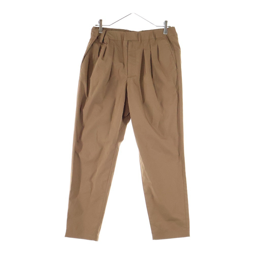 White Mountaineering(ホワイトマウンテニアリング) ソロテックス 3タック イージーテーパードパンツ ブラウン WM2571414