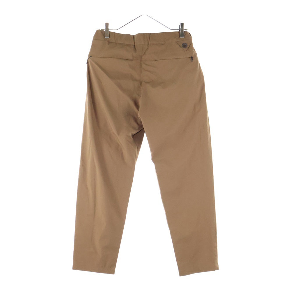 White Mountaineering(ホワイトマウンテニアリング) ソロテックス 3タック イージーテーパードパンツ ブラウン WM2571414